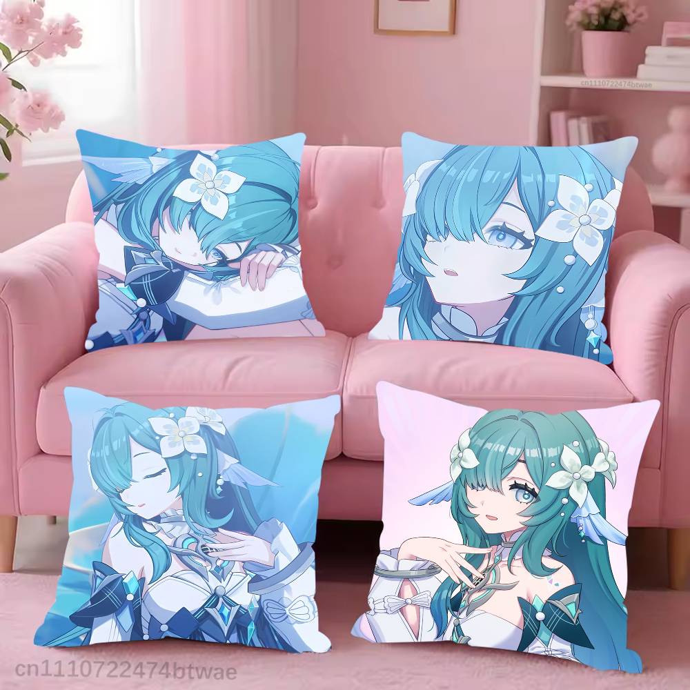 Home.Textiles Cushion - Genshin Imapct 7.1 Vodyanitsa Pillow Case