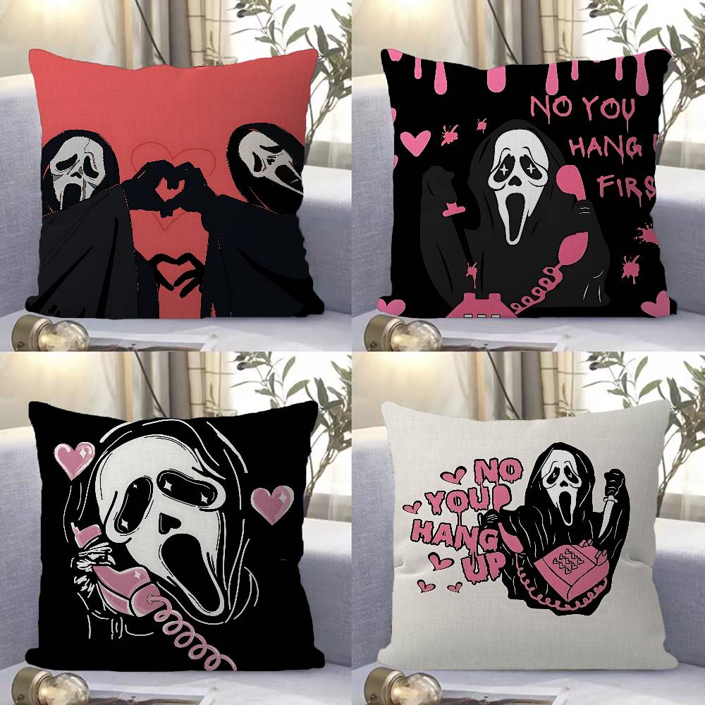 Home.Textiles Cushion - S-SCREAMS Horror Movie Pillow Gift Home