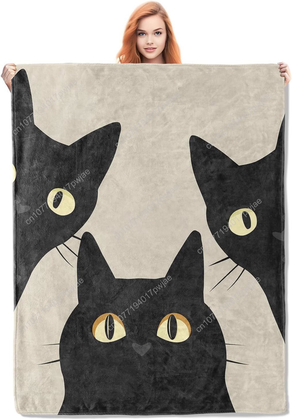 Home Of Textiles - Funny Cat Blanket Gifts for Women