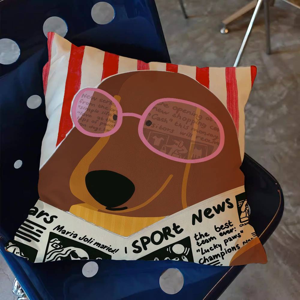Sausage Dog Dachshund cute Pil - Home Textiles And Furnishing recension och pris