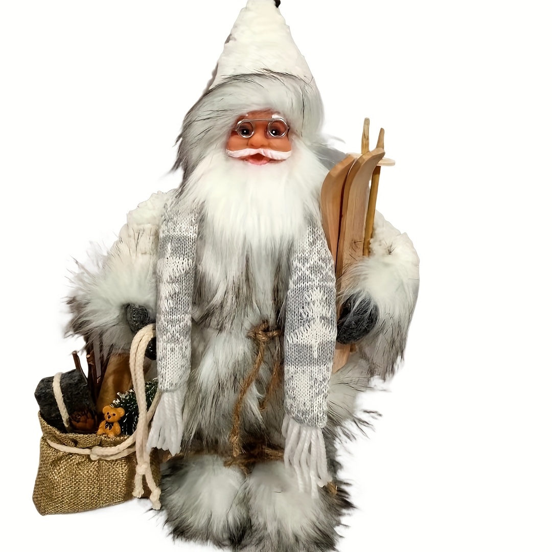 Blue and white Santa Claus, Ch - Home Textiles And Furnishing recension och pris