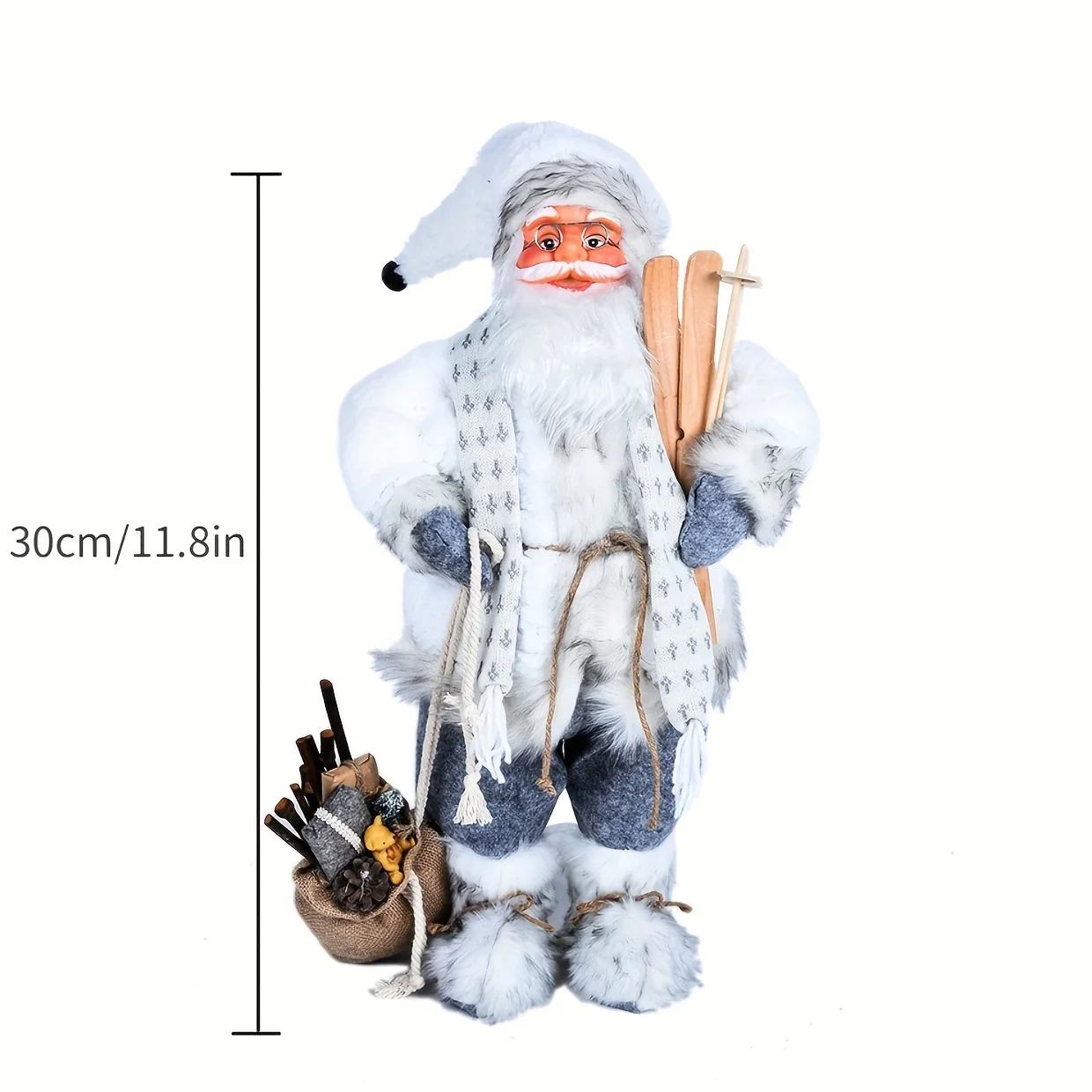 Blue and white Santa Claus, Ch - Home Textiles And Furnishing recension och pris