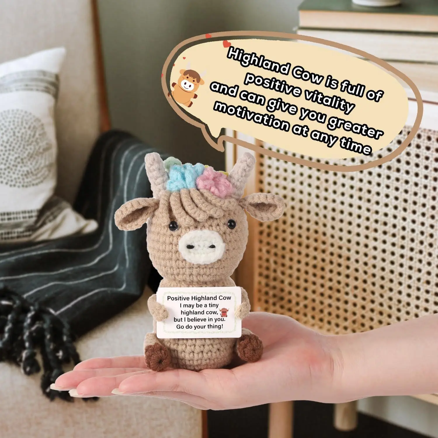 Crochet Emotional Cow Doll Dec - Home And Textiles Today recension och pris