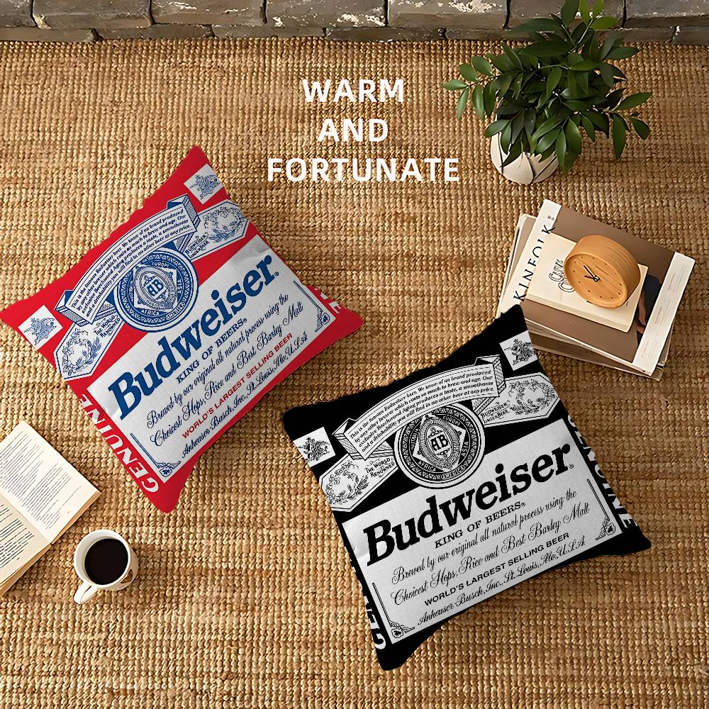 King Of Beer B-Budweiser Pillo - Home Textiles And Furnishing recension och pris