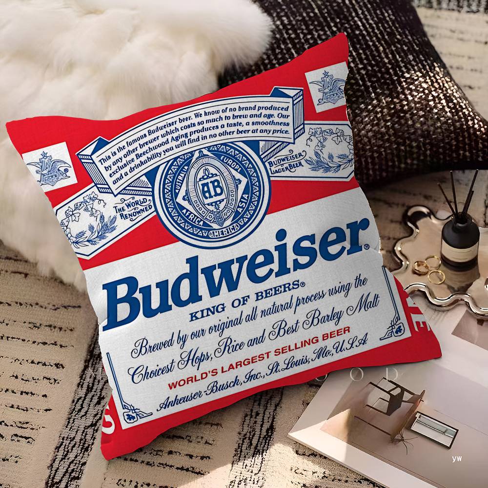 King Of Beer B-Budweiser Pillo - Home Textiles And Furnishing recension och pris