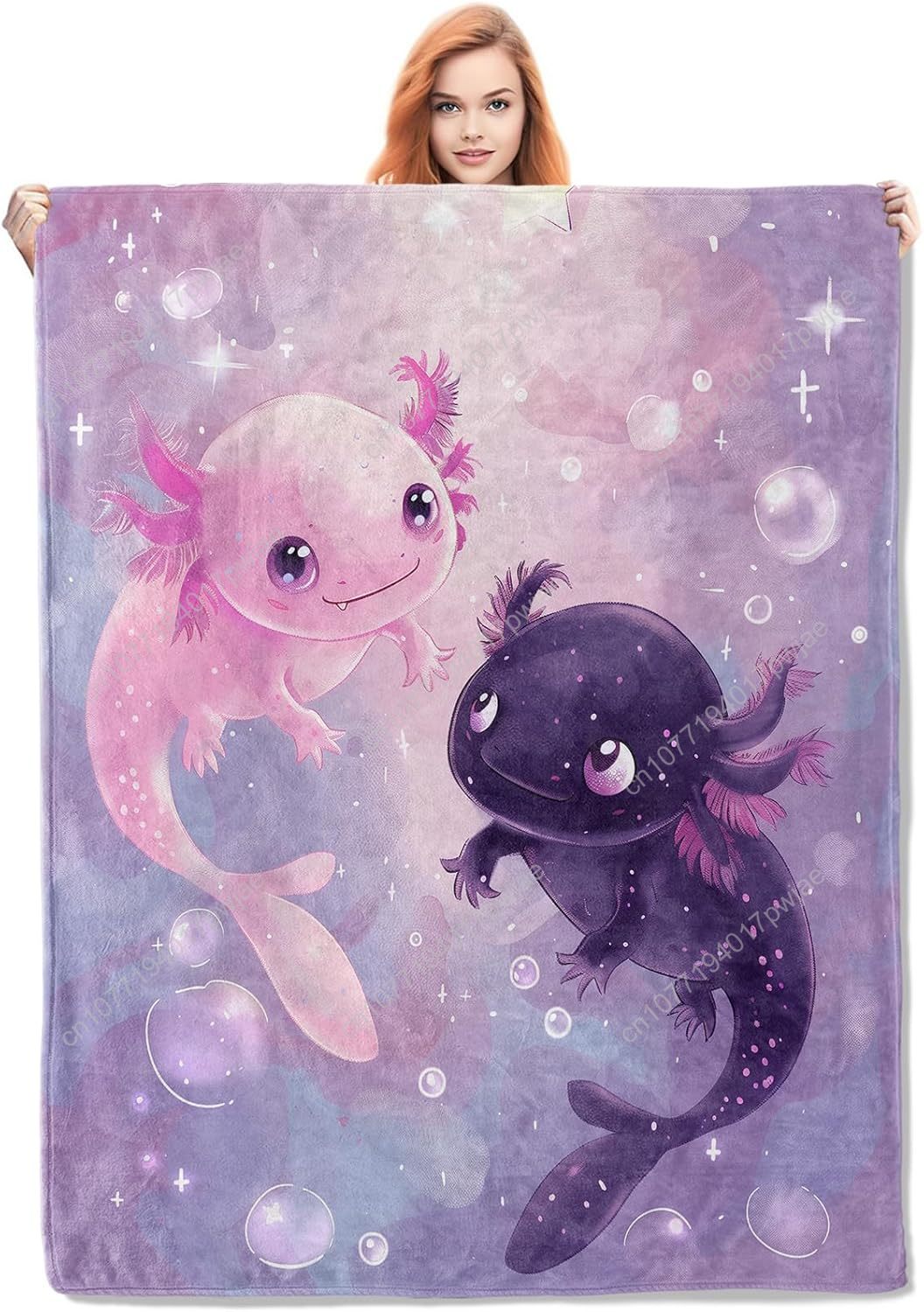 Axolotl Blanket Cute Axolotls  - Home Of Textiles recension och pris