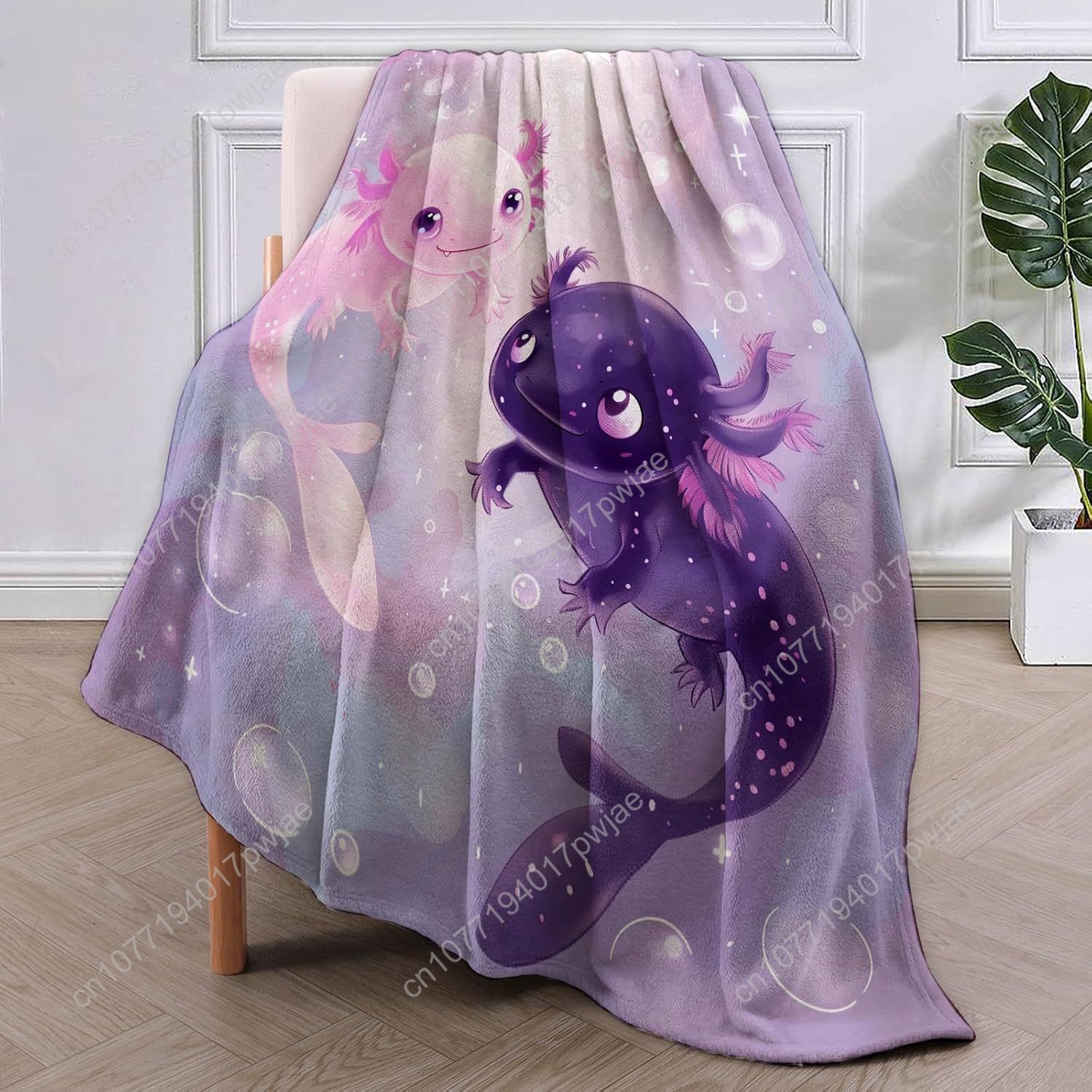 Axolotl Blanket Cute Axolotls  - Home Of Textiles recension och pris
