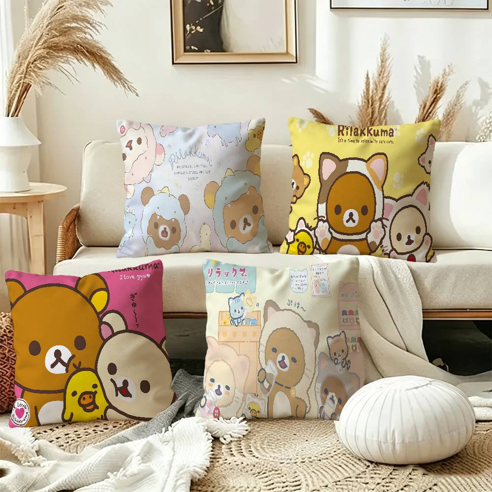 Cute Rilakkuma Pillow Gifts Ho - Home Textiles And Furnishing recension och pris