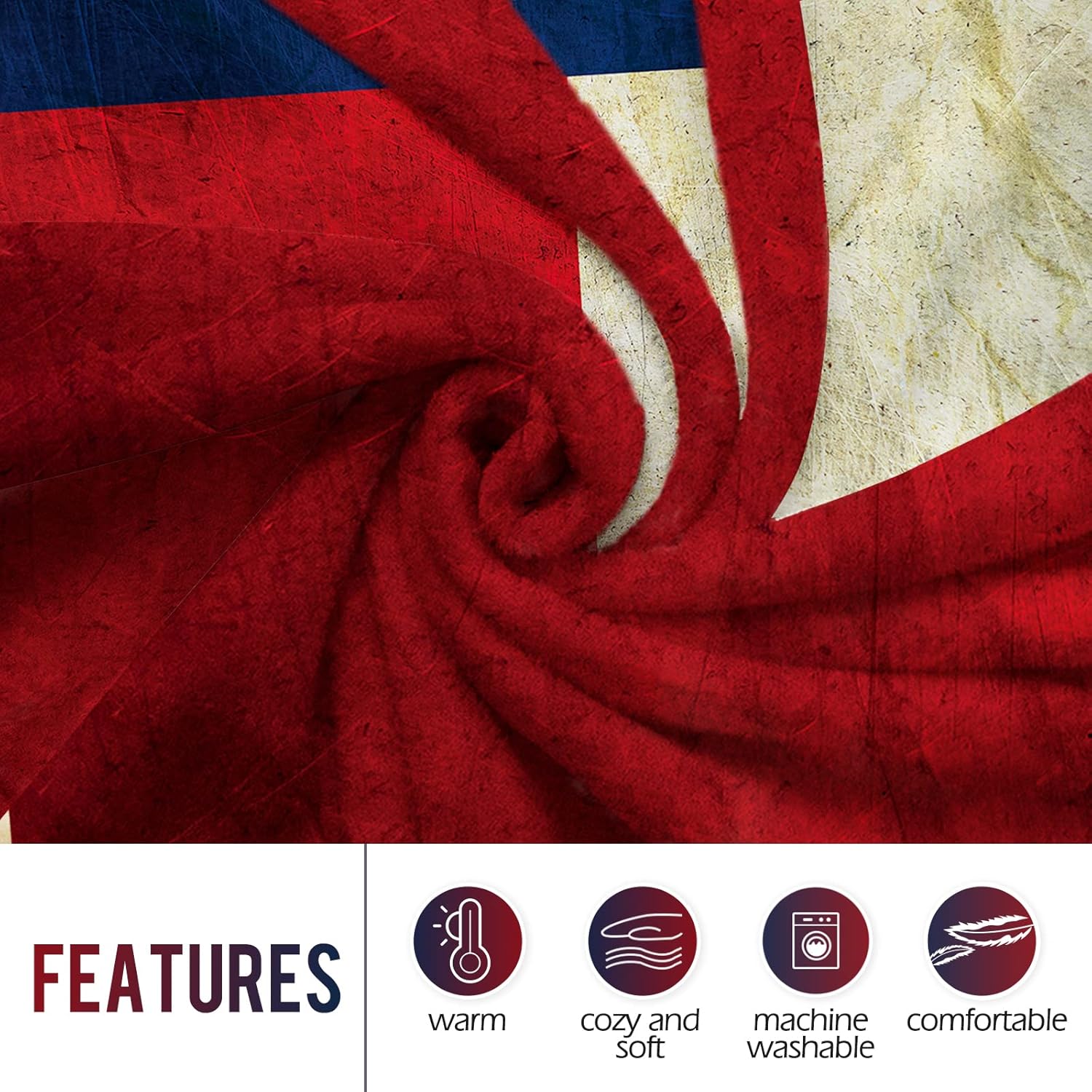 Levens Texas Flag Throw Blanke - Home Of Textiles recension och pris