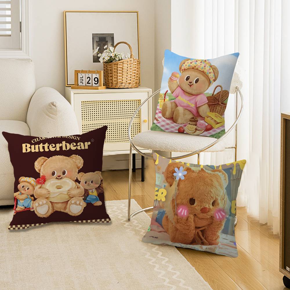 Cute B-butter Bear Pillow Gift - Home Textiles And Furnishing recension och pris