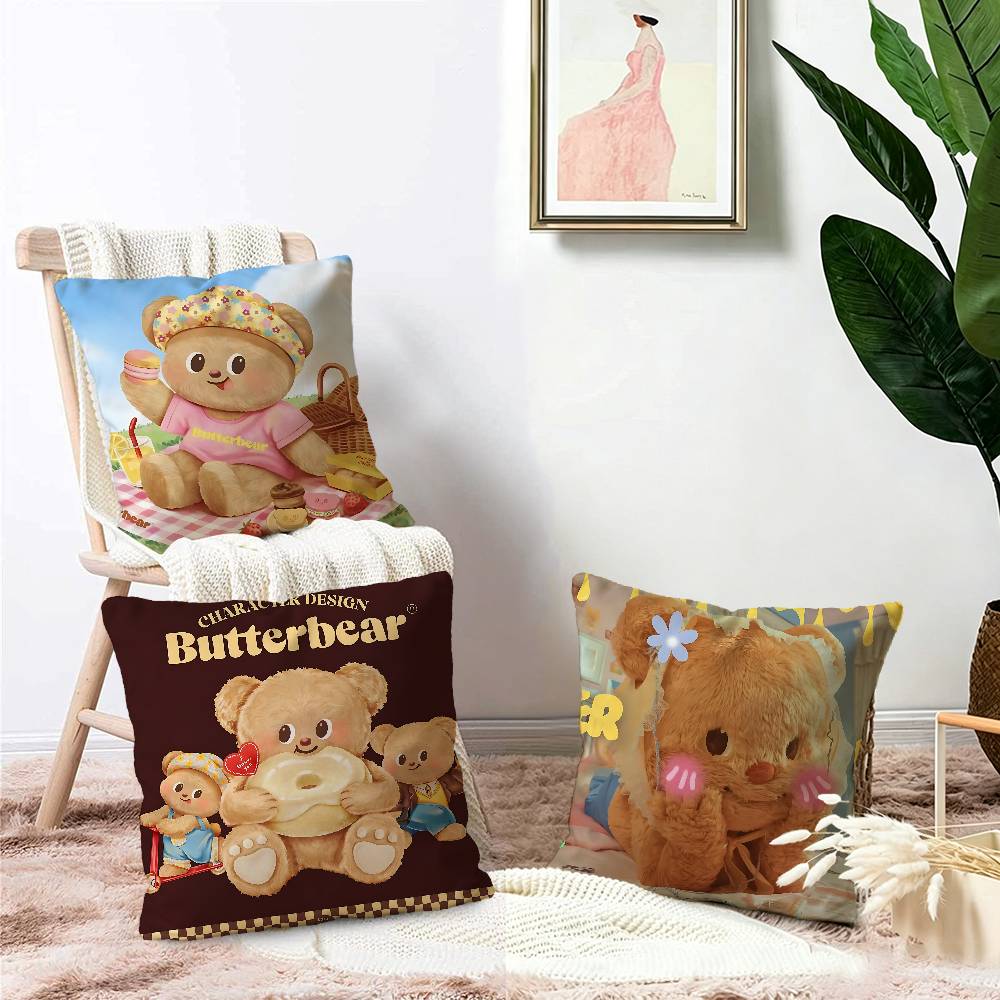 Cute B-butter Bear Pillow Gift - Home Textiles And Furnishing recension och pris