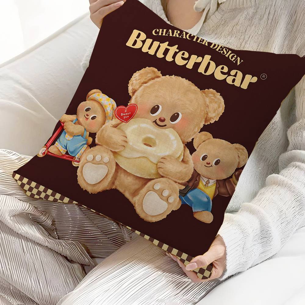 Cute B-butter Bear Pillow Gift - Home Textiles And Furnishing recension och pris