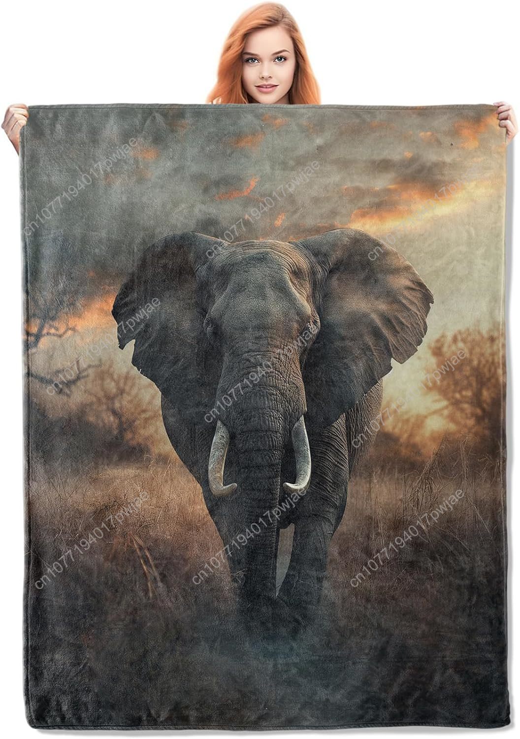 Elephant Fleece Blanket, Reali - Home Of Textiles recension och pris