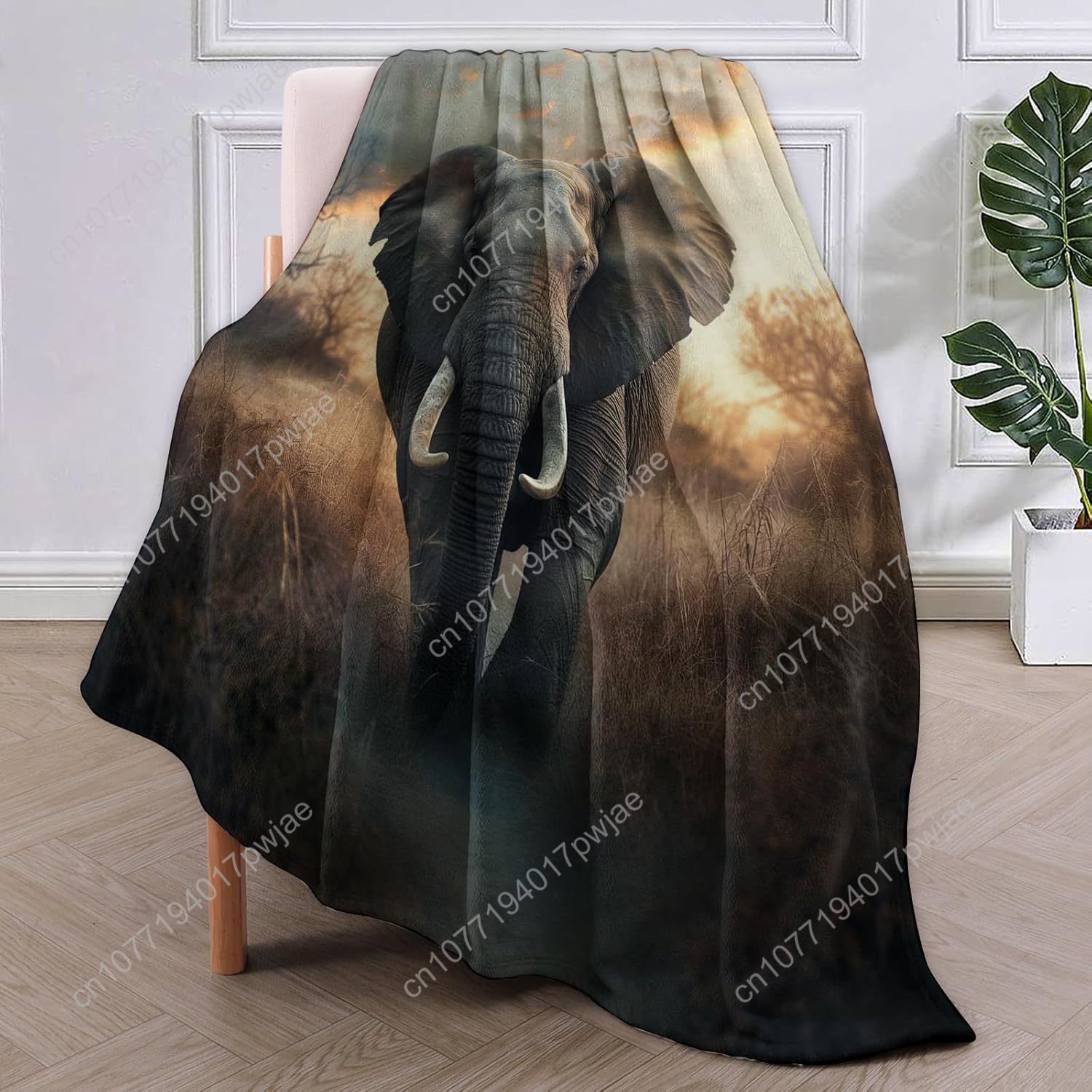 Elephant Fleece Blanket, Reali - Home Of Textiles recension och pris