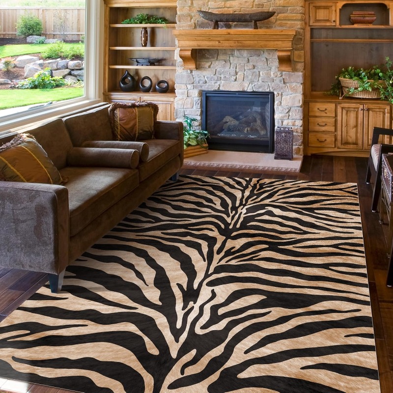 Tiger Leopard stripes Living R - Home Textiles Online recension och pris