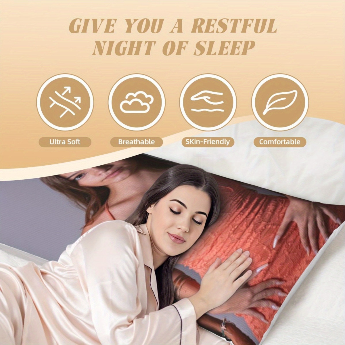 1 Custom Photo Body Pillowcase - Home And Textiles Today recension och pris