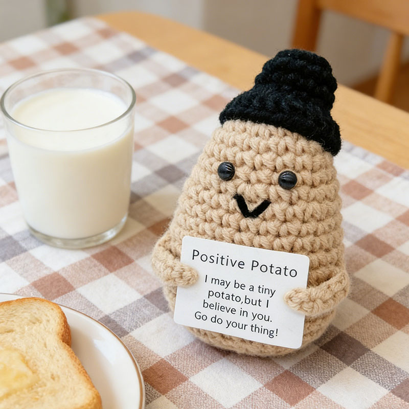 Cute Positive Potato Crochet D - Home And Textiles Today recension och pris
