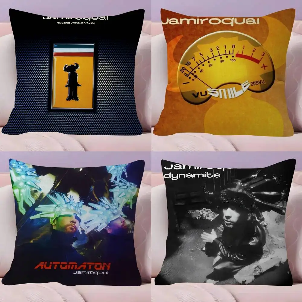 Band J-Jamiroquai   pillow cov - Home.Textiles Cushion recension och pris